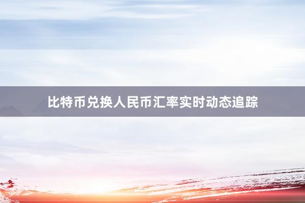 比特币兑换人民币汇率实时动态追踪