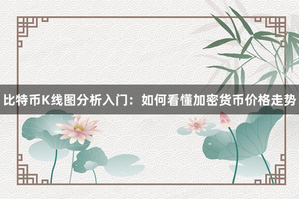 比特币K线图分析入门：如何看懂加密货币价格走势