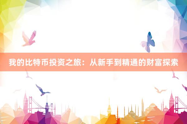 我的比特币投资之旅：从新手到精通的财富探索