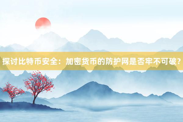 探讨比特币安全：加密货币的防护网是否牢不可破？