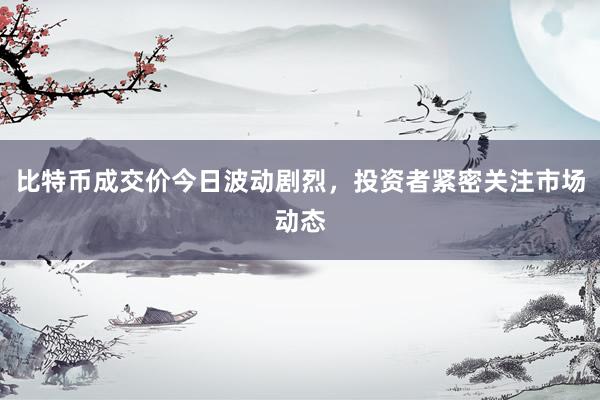 比特币成交价今日波动剧烈，投资者紧密关注市场动态